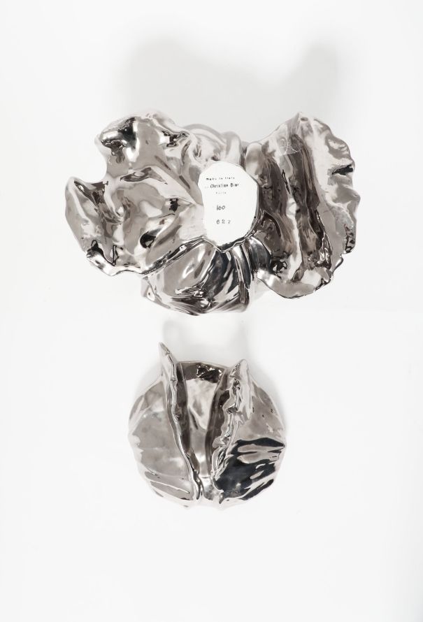 Dior Vintage Silver Porcelain Terrine - 6