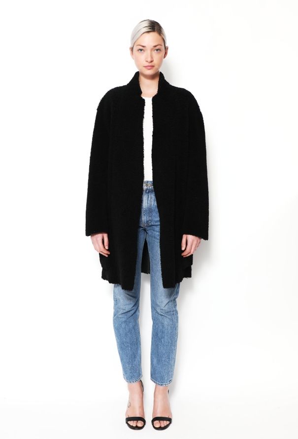 Céline Reversible Shearling Coat - 3
