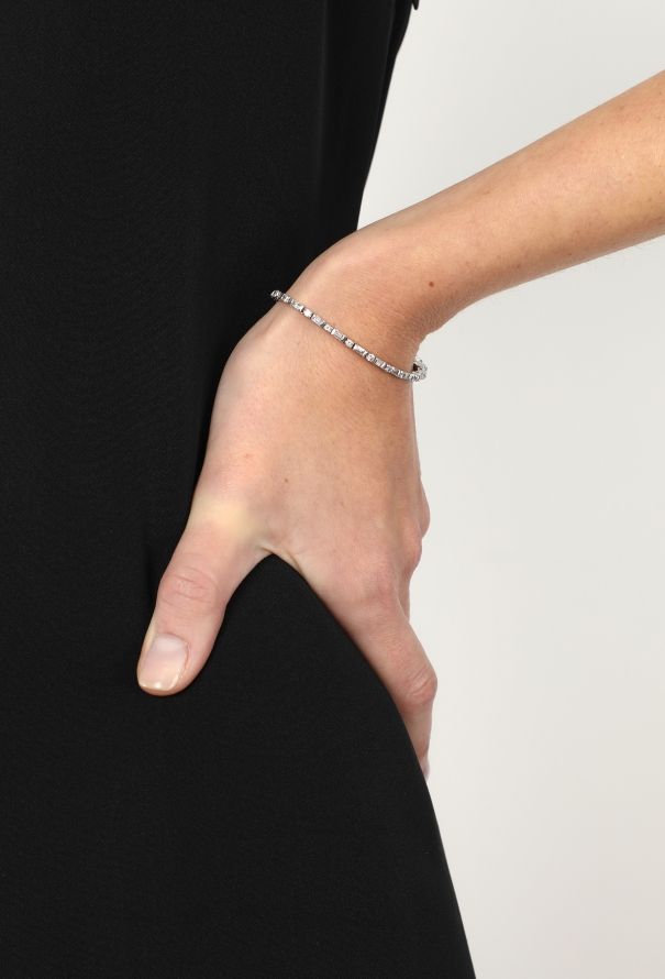 Vintage Fine Jewelry 18k White Gold & Diamond Bracelet - 2