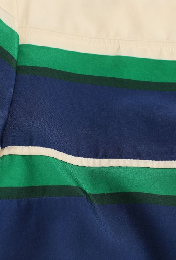 Céline S/S 2011 Striped Silk Top - 8