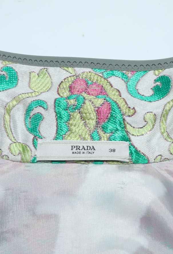 Prada S/S 2003 Floral Brocade Jacket - 6