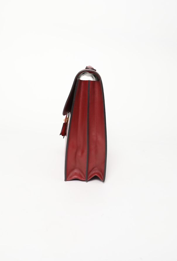 Hermès '90s Rouge H Box Sac à Dépêches - 5