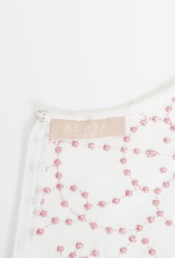 Alaïa S/S 2013 Floral Embroidered Skater Dress - 5