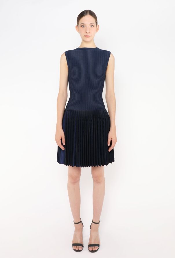 Alaïa Micro Pleated Skater Dress - 1