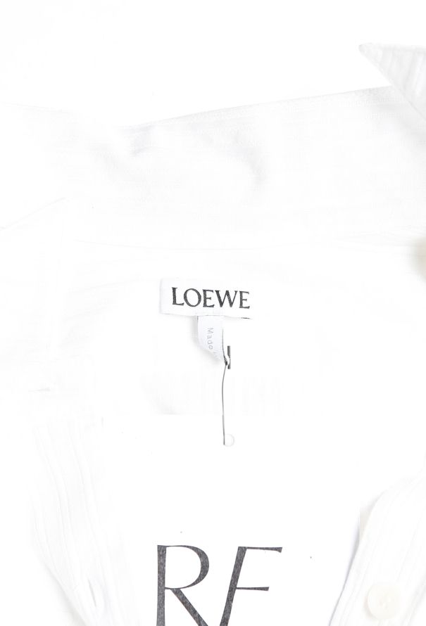 Loewe Asymmetrical Poplin Shirt Dress - 4