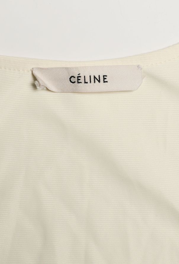 Céline Abstract Silk Tank Top - 4