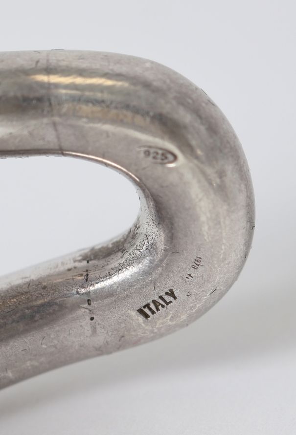 Vintage Fine Jewelry Silver Bangle Bracelet - 5