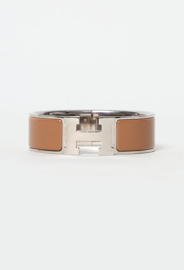 Hermès Clic Clac 'H' Bracelet Light Brown - 1