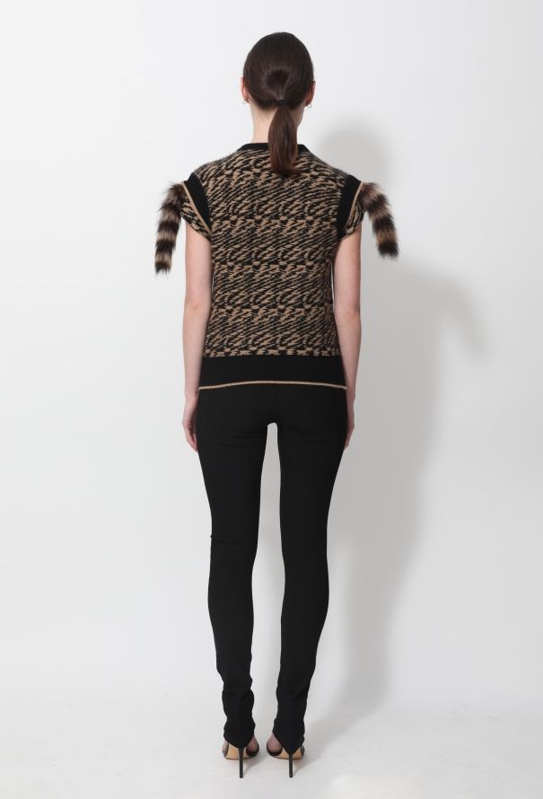 Balenciaga RARE F/W 2000 Cashmere Fur Sweater - 5