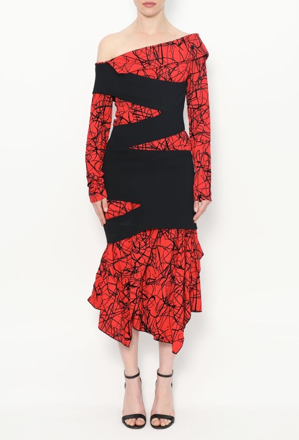 Proenza Schouler 2017 Abstract Bandage Dress - 2