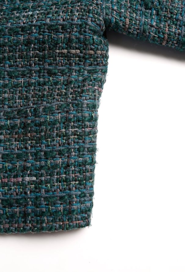 Chanel Lamé Tweed Jacket - 4