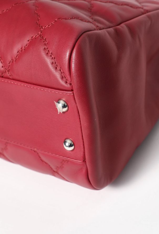 Chanel Double Stitch Hamptons Shopping Tote Bag - 7