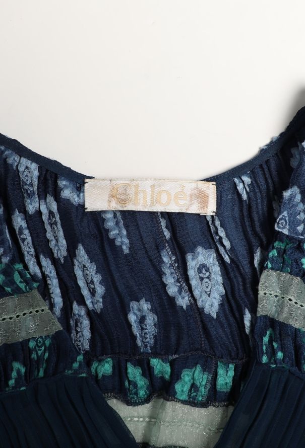 Chloé S/S 2014 Bohemian Georgette Kaftan - 7