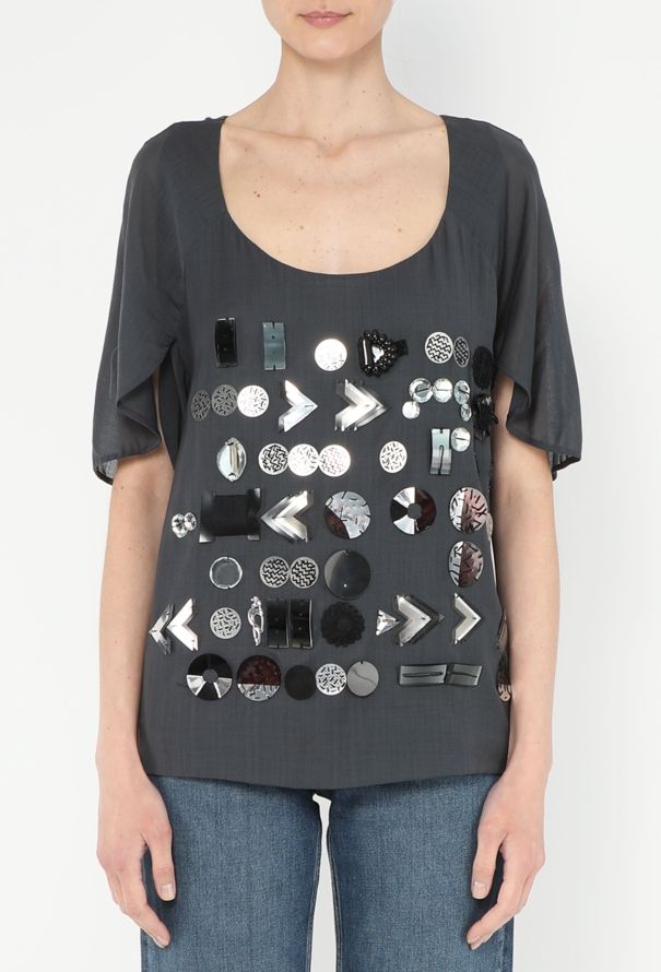 Chloé F/W 2007 Metallic Appliqué Tunic - 1