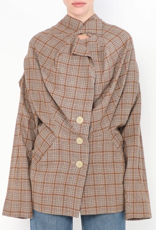 Vivienne Westwood Deconstructed Plaid Jacket - 1