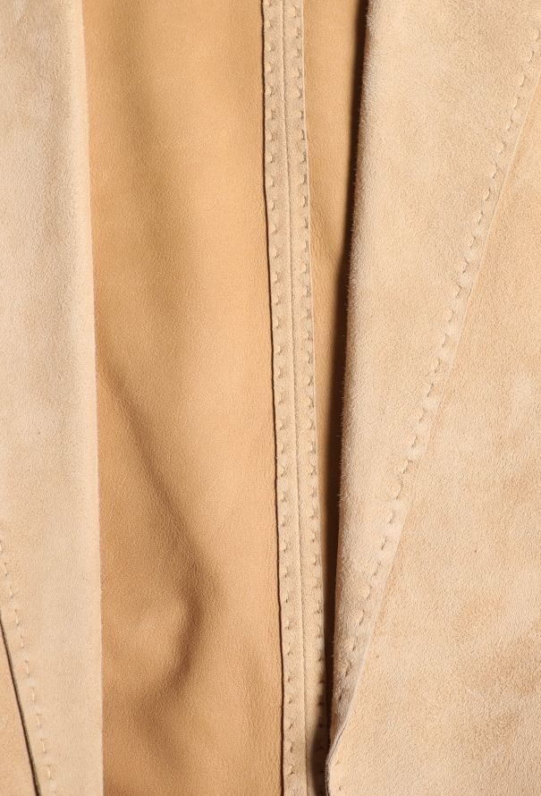 Hermès S/S 2011 Belted Suede Jacket - 8