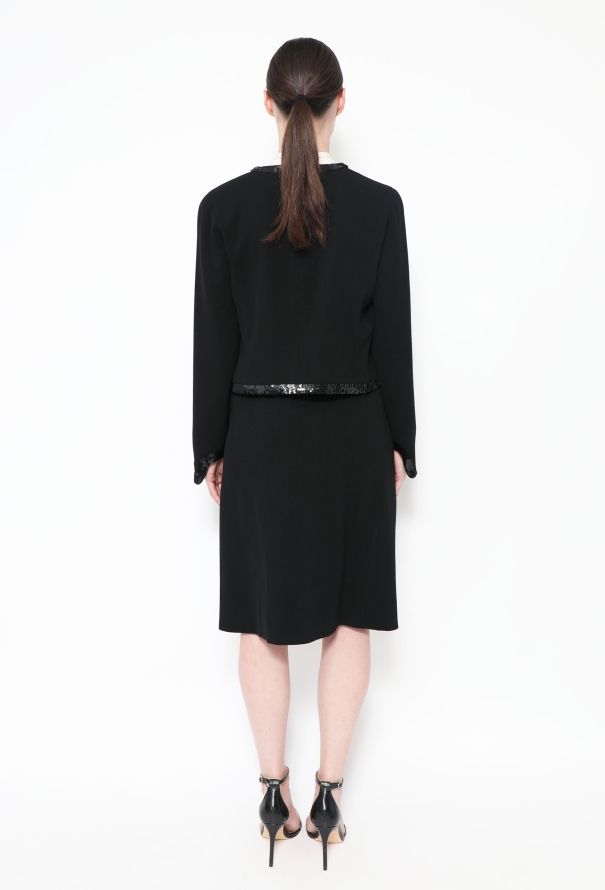 Chanel Sequin Trim Skirt Ensemble - 8