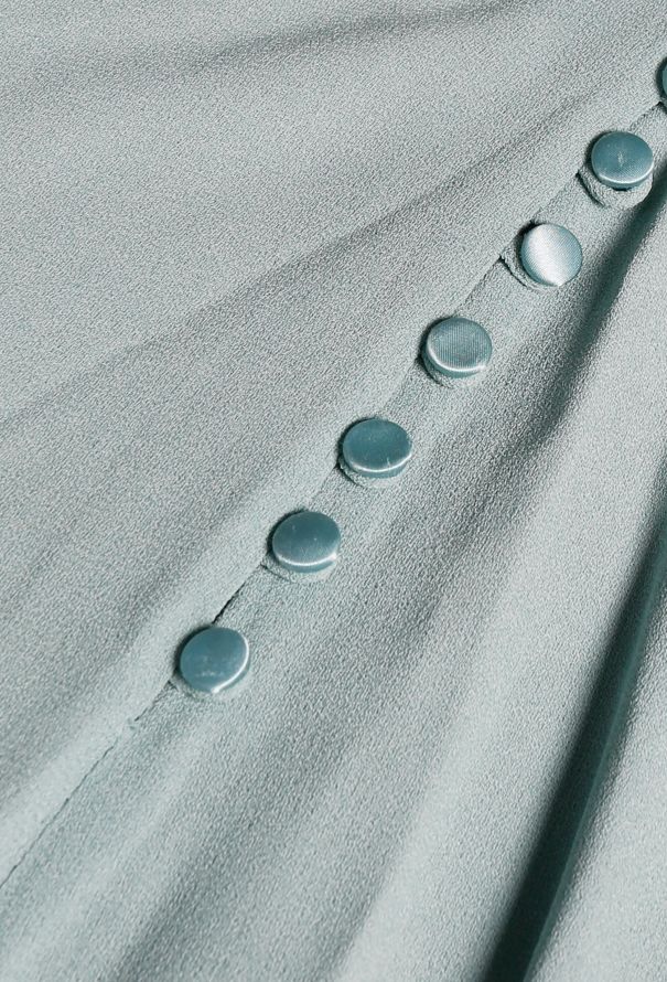 Ossie Clark Collector 1974 Belted Crêpe Dress - 5