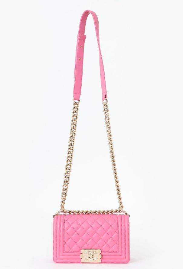 Chanel Pink Mini Boy Bag - 1