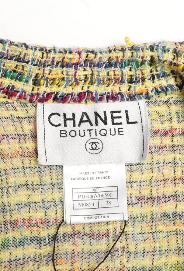 Chanel RARE S/S 1998 Tweed Épaulette Jacket - 7