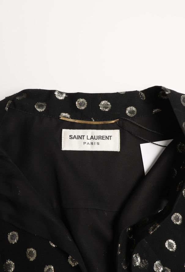 Saint Laurent 2017 Chiffon Lavallière Tunic - 6