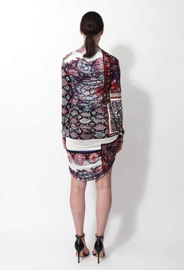 Louis Vuitton Ruched Printed Dress - 3
