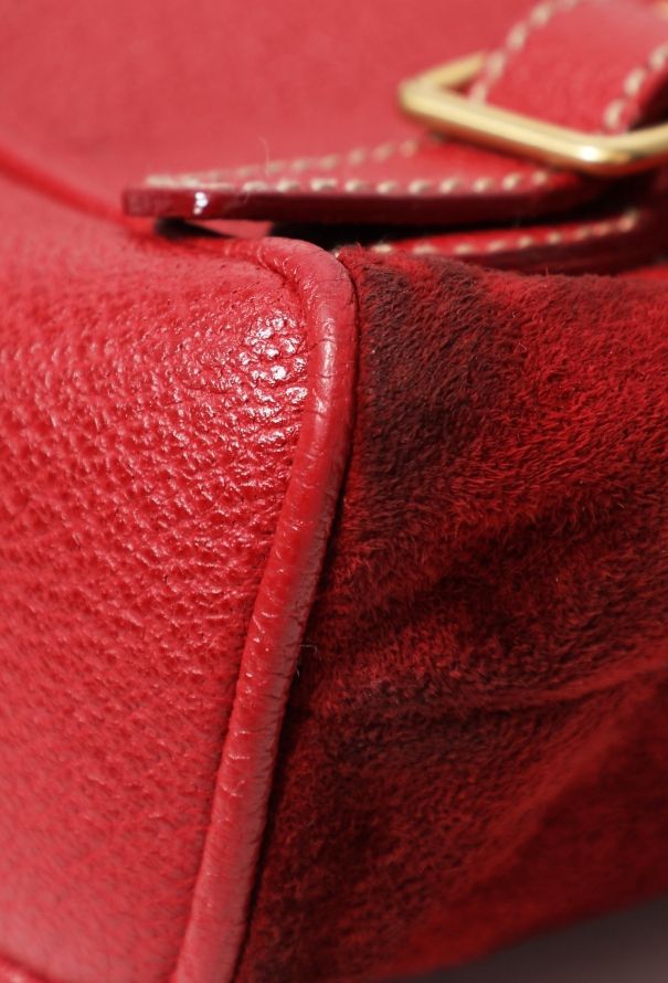 Gucci '90s Suede Bamboo Backpack - 9