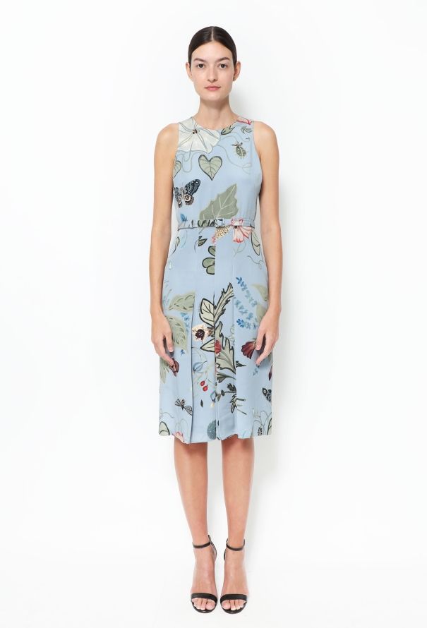 Gucci Resort 2015 Printed Silk Dress - 1