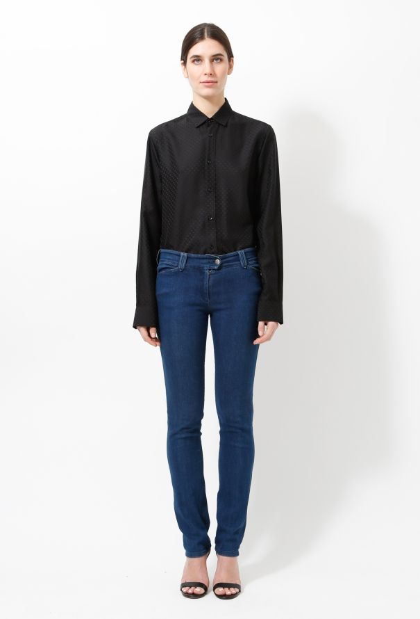 Saint Laurent 2013 Evening Polka Dot Shirt - 3