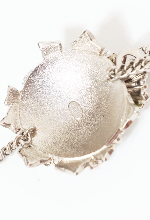 Chanel STUNNING S/S 2005 Floral Charm 'CC' Chainlink Belt - 6