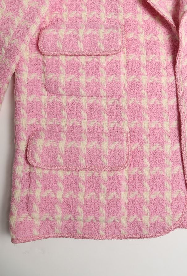 Chanel ICONIC S/S 1996 Pink Tweed Jacket seen on Margot Robbie - 12