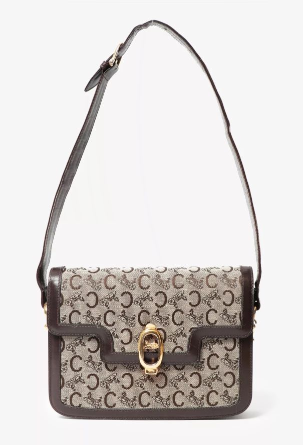 Céline '70s Monogram Calèche Bag - 1