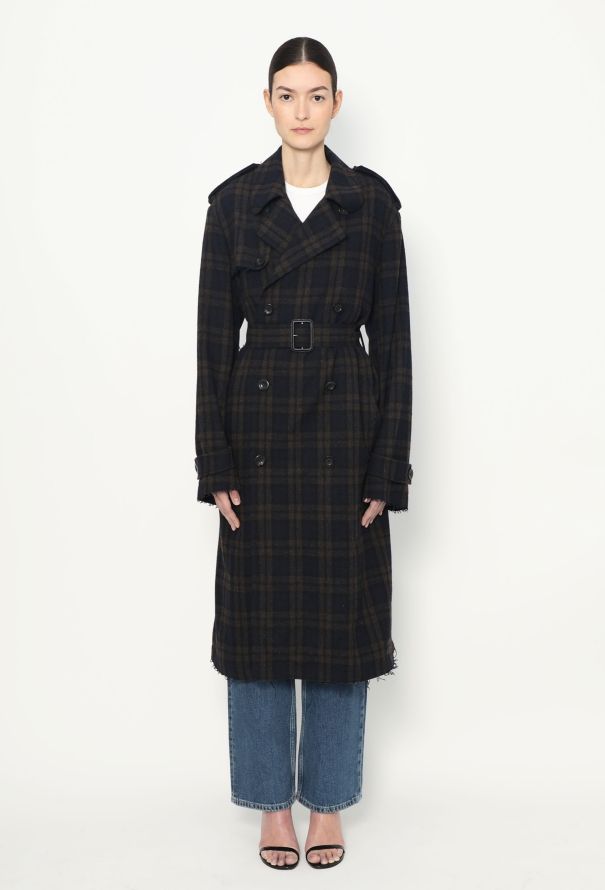 Loewe 2018 Graphic Belted Trench - 1