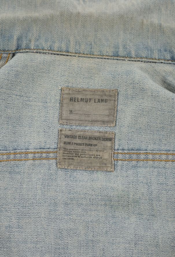 Helmut Lang '90s Stone-Washed Denim Jacket - 6