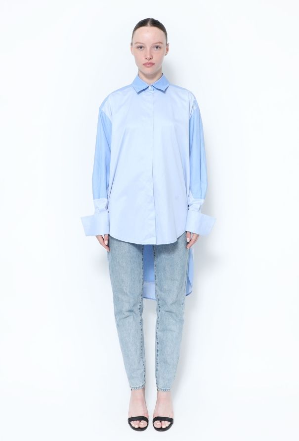 Loewe 2022 Trompe L'Oeil Cotton Shirt - 2