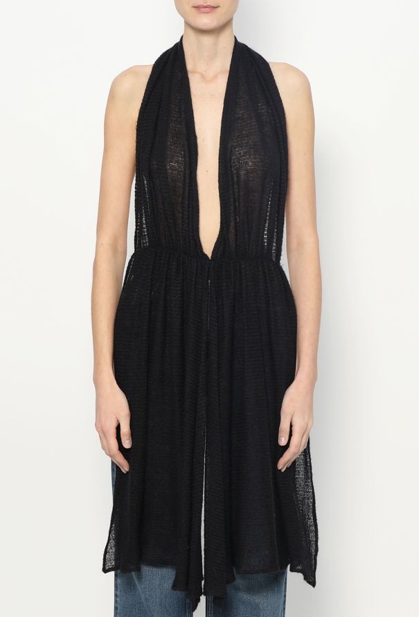 Helmut Lang F/W 2001 Mohair Halter Tunic - 3