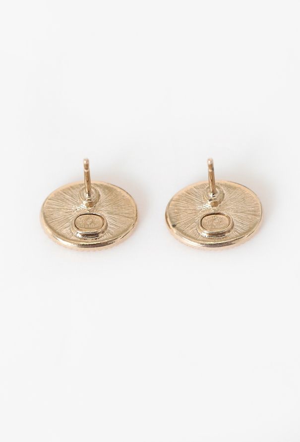 Chanel 2021 Mini Oval 'CC' Earrings - 2