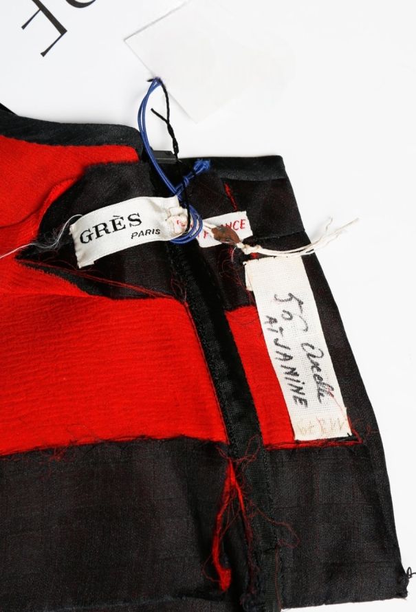 Madame Grès HAUTE COUTURE 1976 Bayadère Gown - 5