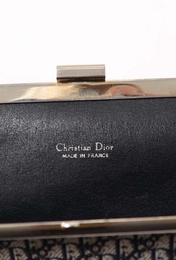 Dior Vintage Monogram Clasp Clutch - 12