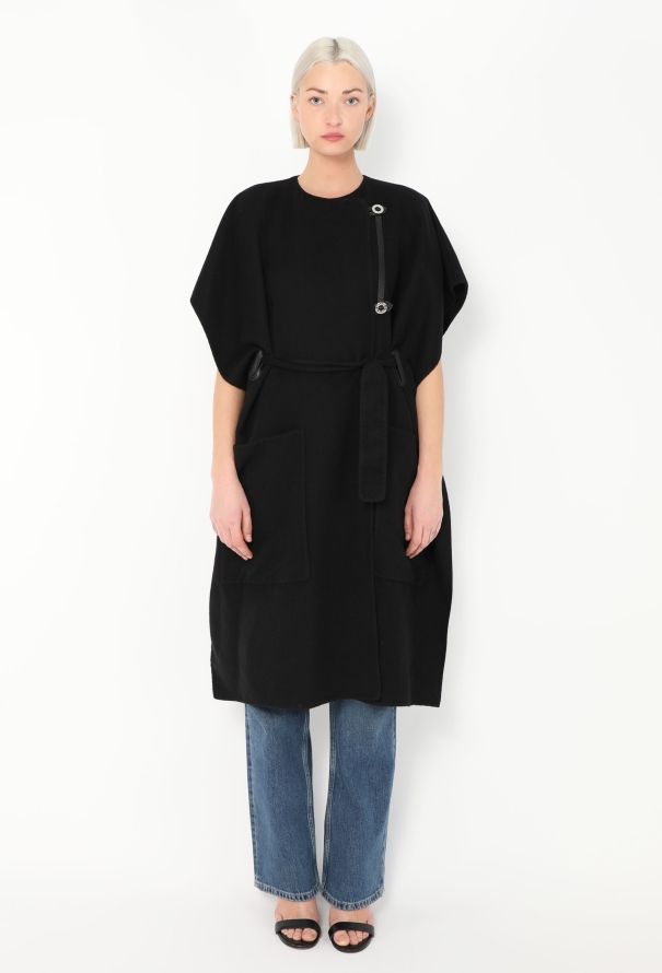 Hermès 2022 Belted Cashmere Cape - 1