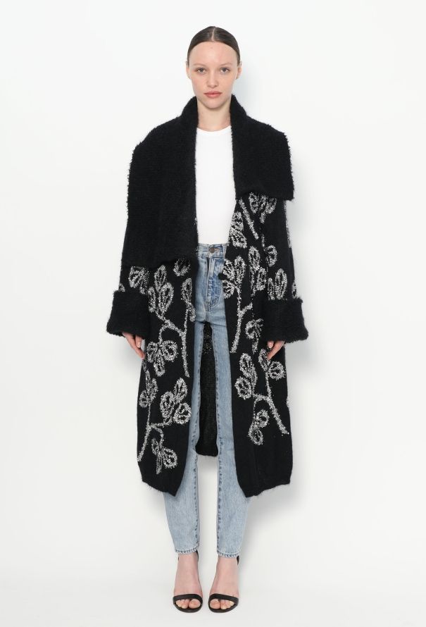 John Galliano 2003 Iridescent Floral Cardigan - 3