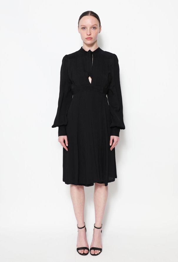 Ossie Clark Timeless '70s Crêpe Wrap Dress - 1
