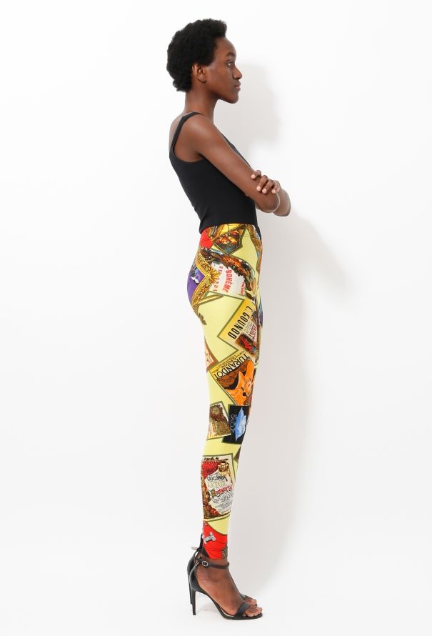 Gianni Versace S/S 1991 Teatro Print Leggings - 4