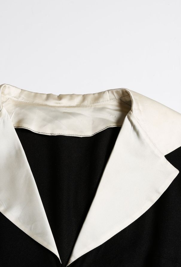 '70s Bicolor Flared Crêpe Jumpsuit - 4