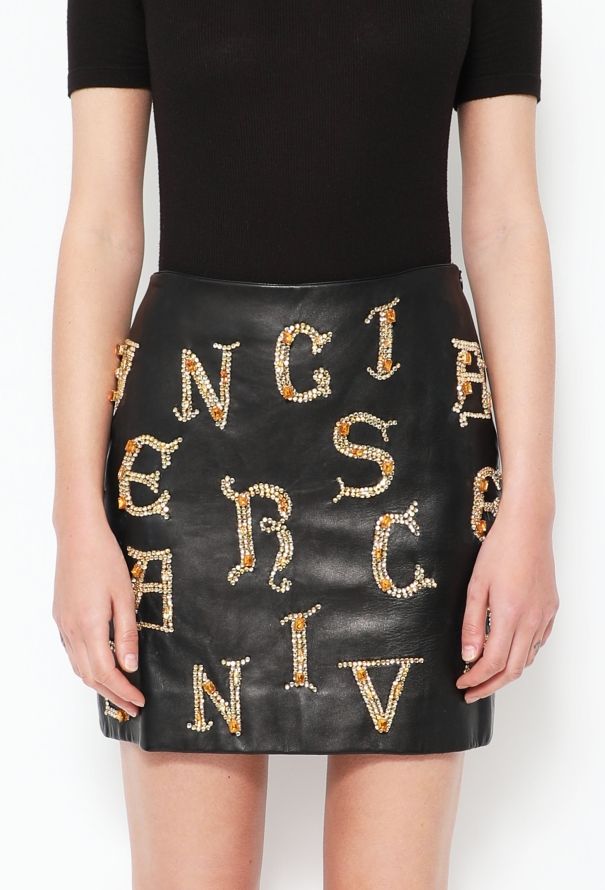 Gianni Versace COLLECTOR Atelier F/W 1997 Letter Skirt - 1