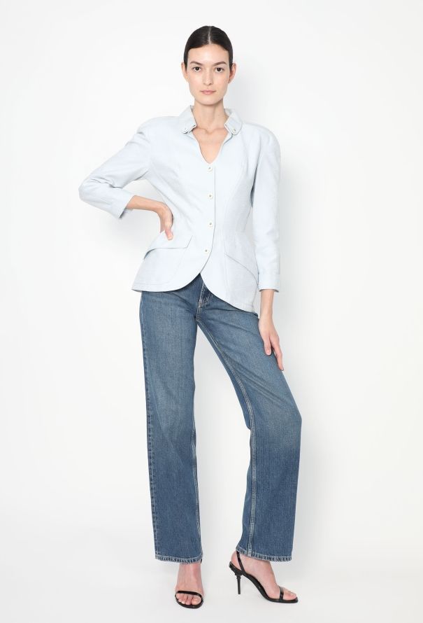 Thierry Mugler Vintage Cinched Skirt Ensemble - 4