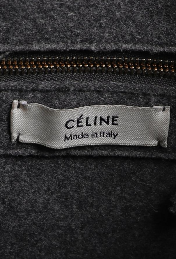 Céline Grey Felt Orb Tote Bag - 11