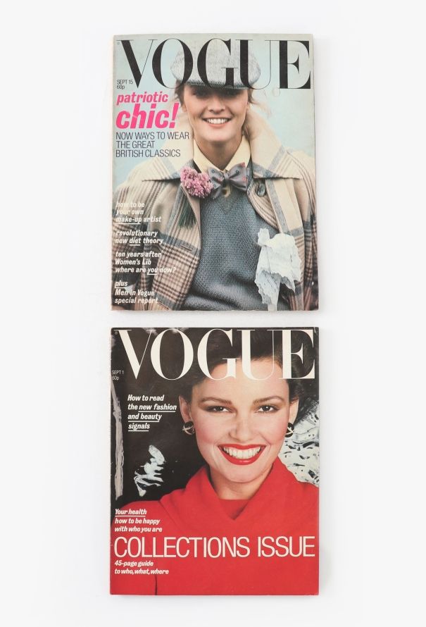VOGUE UK 1977 September Double Issue Set - 1