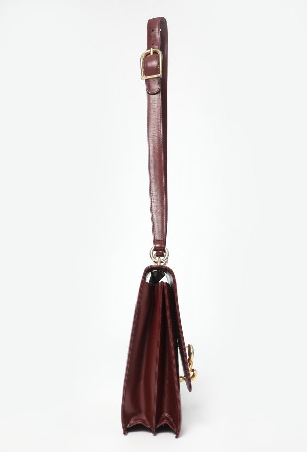 Gucci '70s Burgundy Shoulder Bag - 4