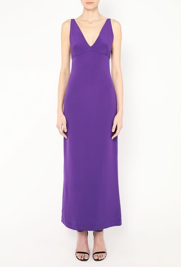 Dolce & Gabbana Late '90s Silk Décolleté Gown - 3